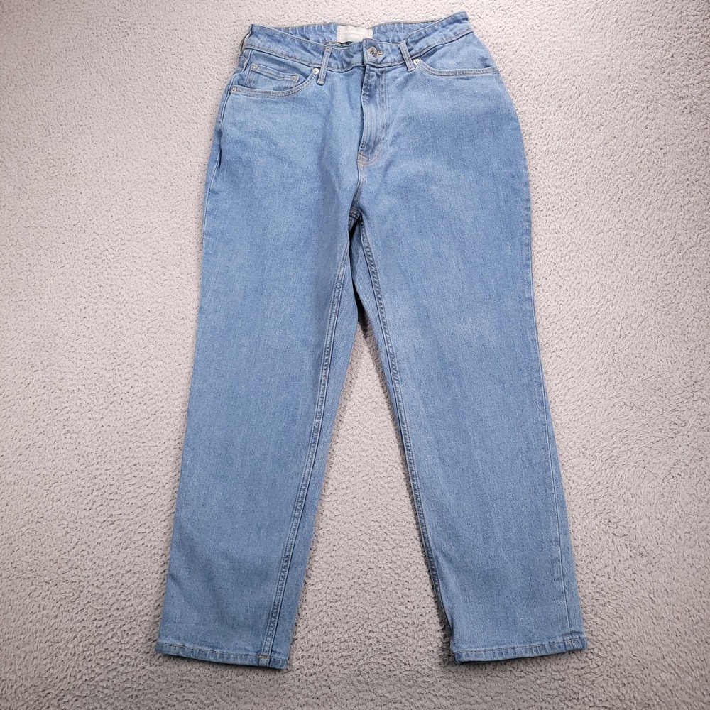EVERLANE Jeans Womens Size 30 Crop Straight Curvy Cheeky Organic Cotton Denim